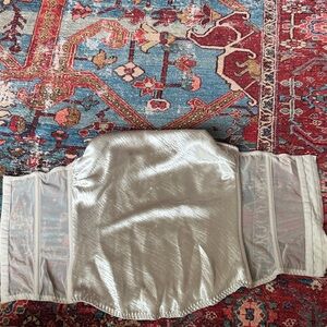 Victoria's Secret Metallic Waist Cincher in Silver